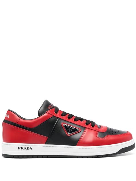 prada men's sneakers low top fiber|Prada Downtown Logo Low Top Sneaker (Men) .